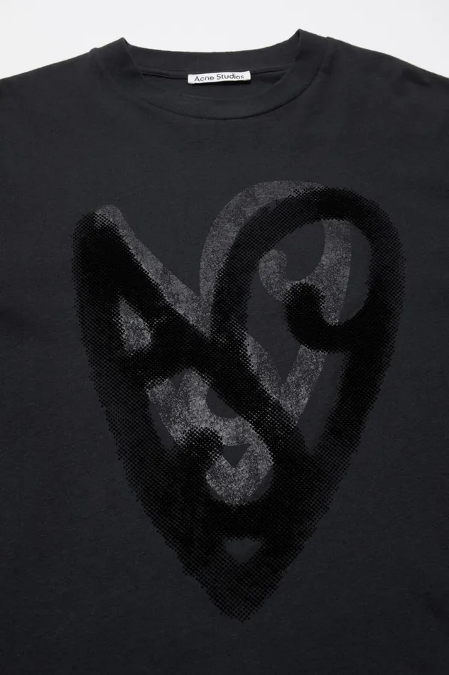 Acne Studios Printed Tshirt Black Men Tshirts