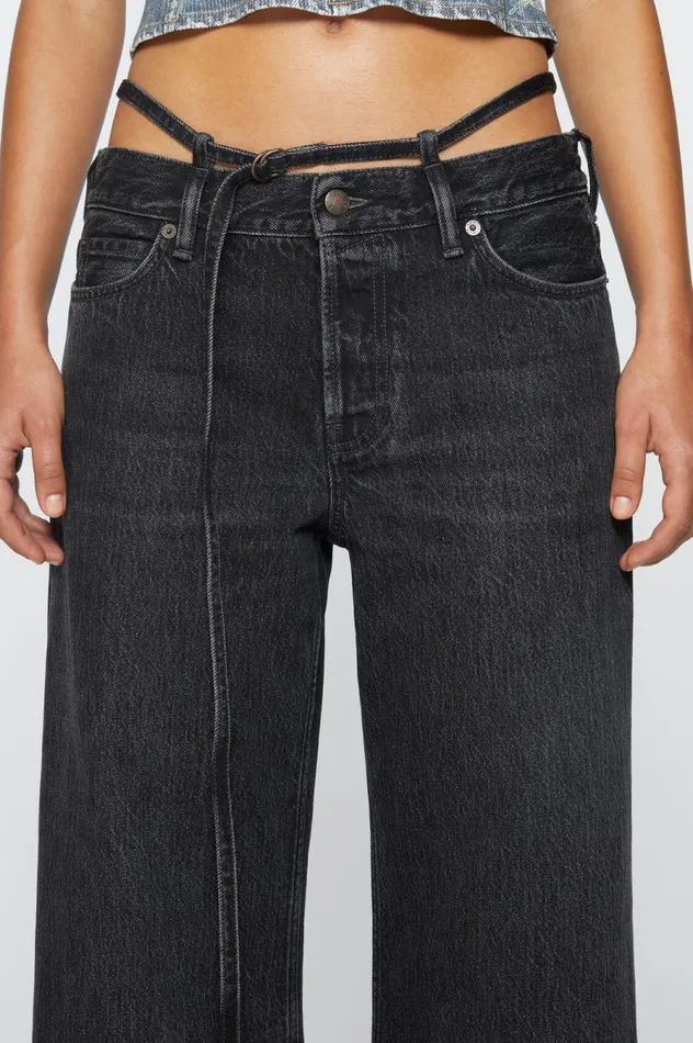 Acne Studios Regular Fit Jeans 8211 2004 Black Women Jeans
