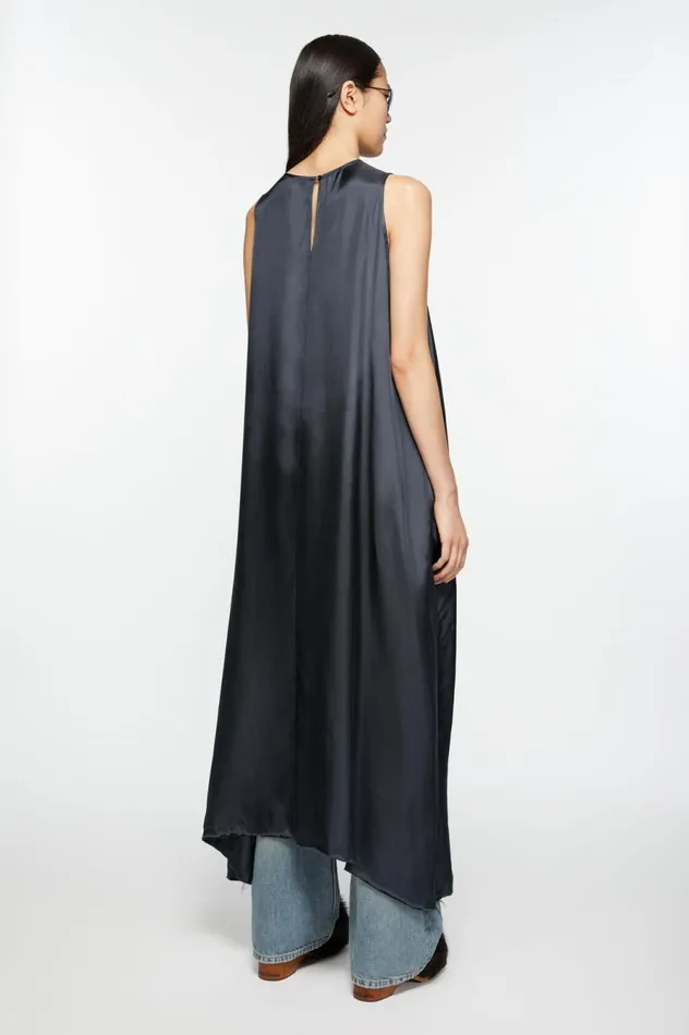 Acne Studios Sleeveless Dress Anthracite Grey Women Dresses