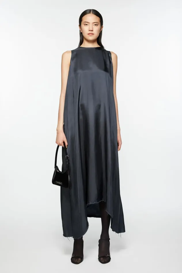 Acne Studios Sleeveless Dress Anthracite Grey Women Dresses