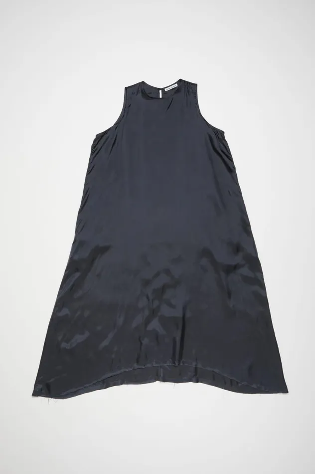 Acne Studios Sleeveless Dress Anthracite Grey Women Dresses