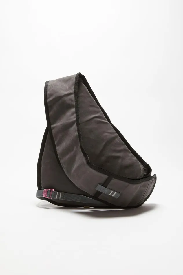 Acne Studios Sling Backpack Greyblack Women Bags