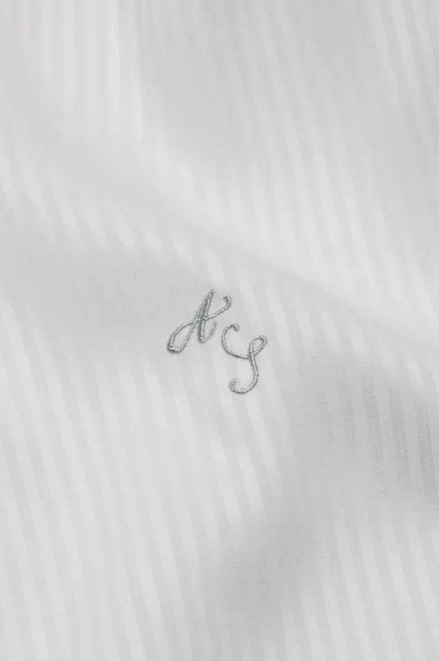 Acne Studios Stripe Buttonup Shirt White Men Shirts