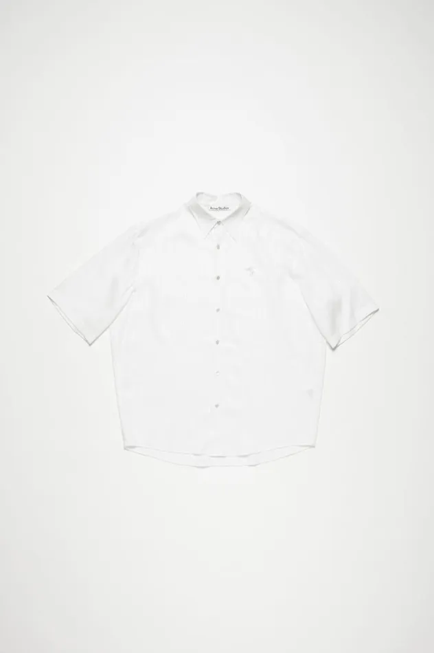 Acne Studios Stripe Buttonup Shirt White Men Shirts