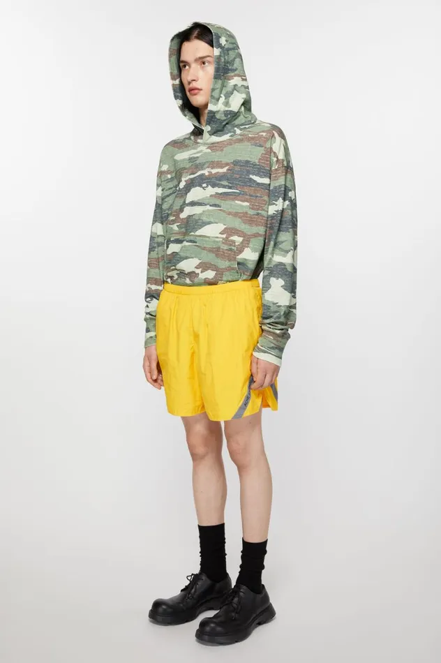 Acne Studios Swim Shorts Yellow Men Shorts