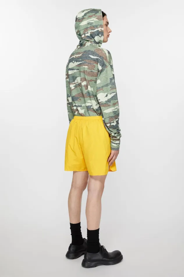 Acne Studios Swim Shorts Yellow Men Shorts