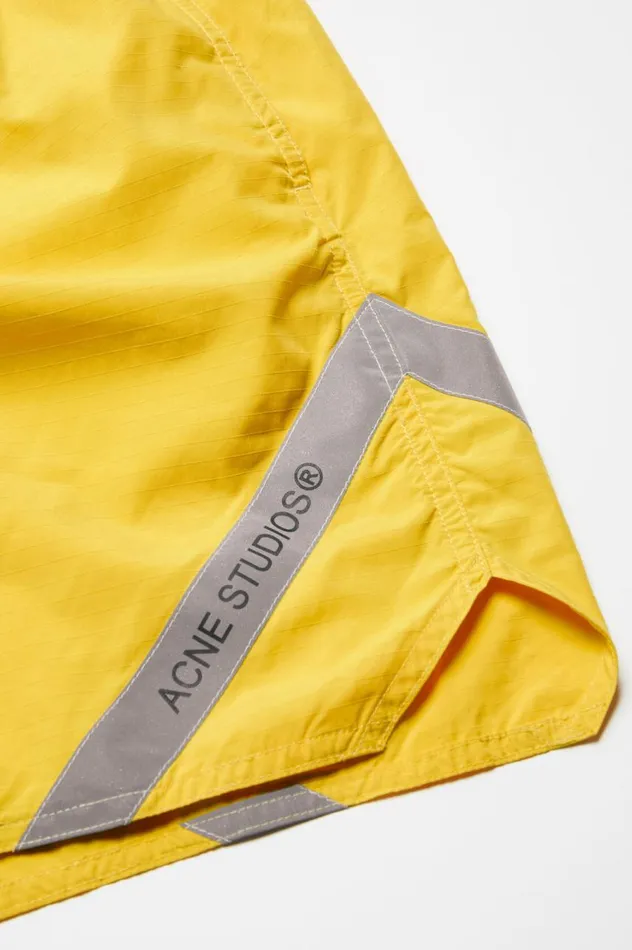 Acne Studios Swim Shorts Yellow Men Shorts