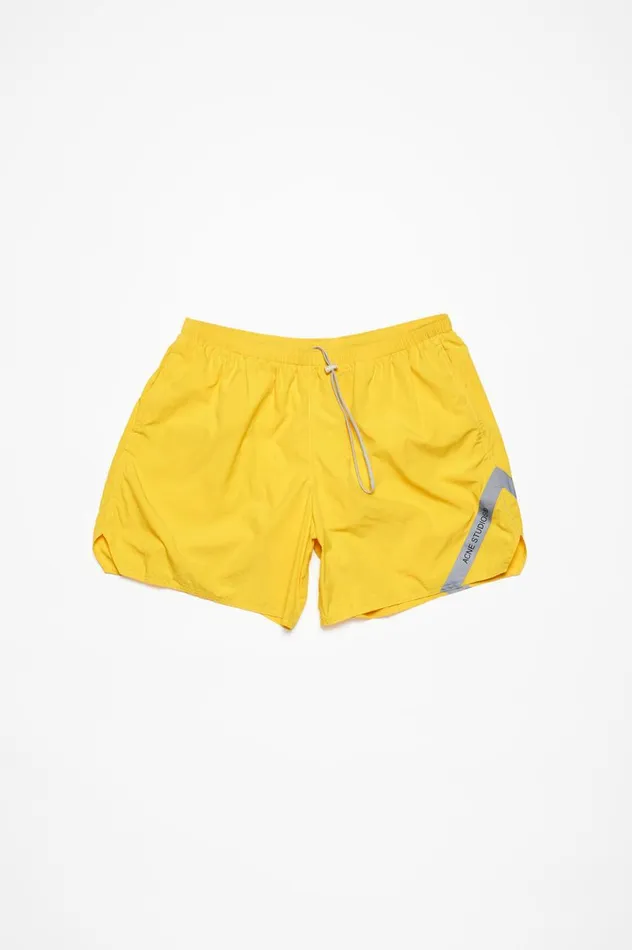Acne Studios Swim Shorts Yellow Men Shorts