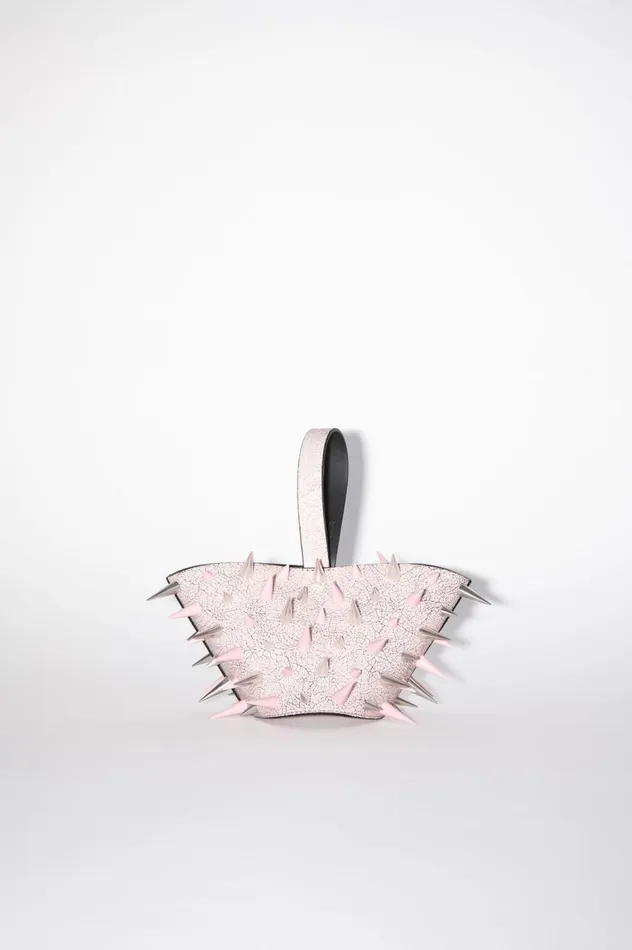 Acne Studios Top Handle Spike Bag Pastel Pink Women Bags