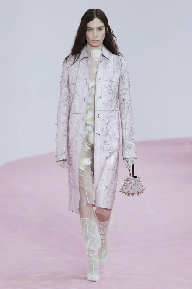 Acne Studios Top Handle Spike Bag Pastel Pink Women Bags