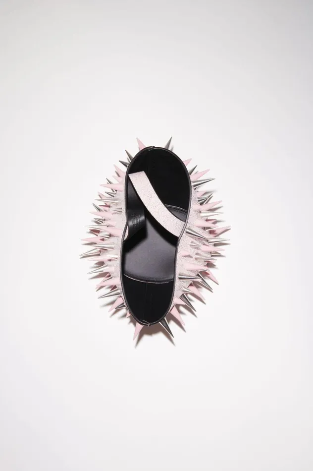 Acne Studios Top Handle Spike Bag Pastel Pink Women Bags