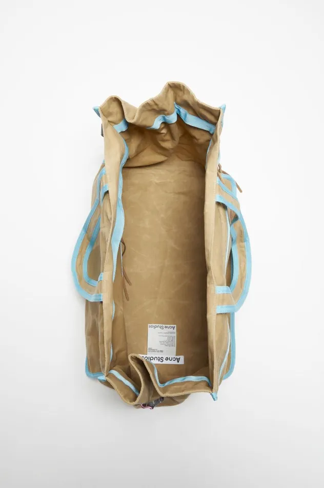 Acne Studios Tote Bag Beigeblue Women Bags