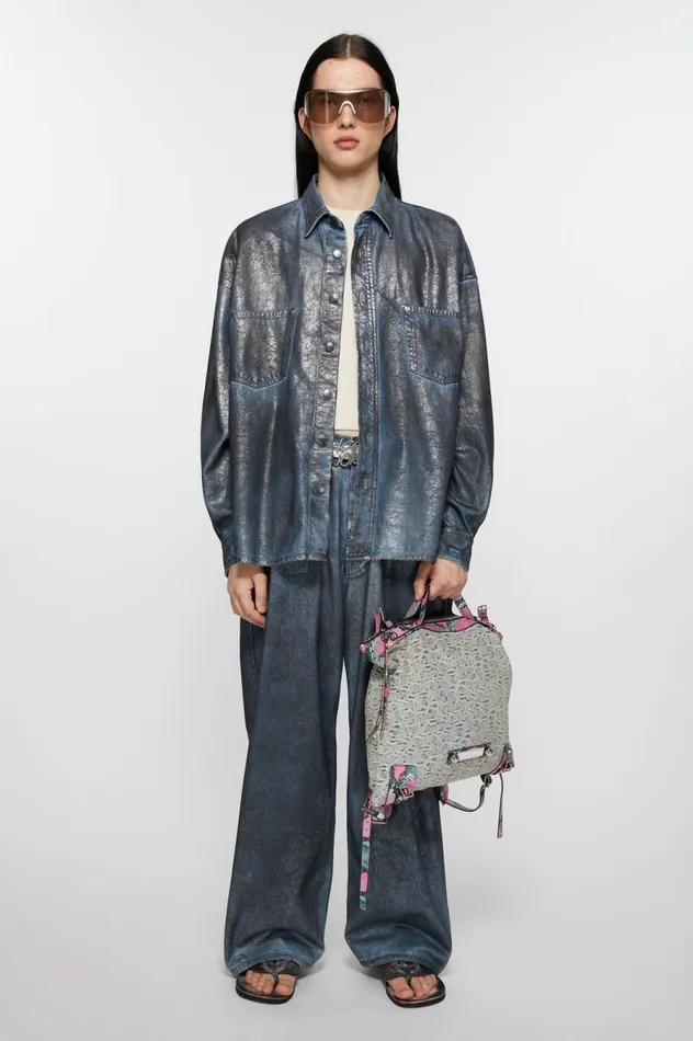 Acne Studios Tote Bag Light Bluepink Women Bags