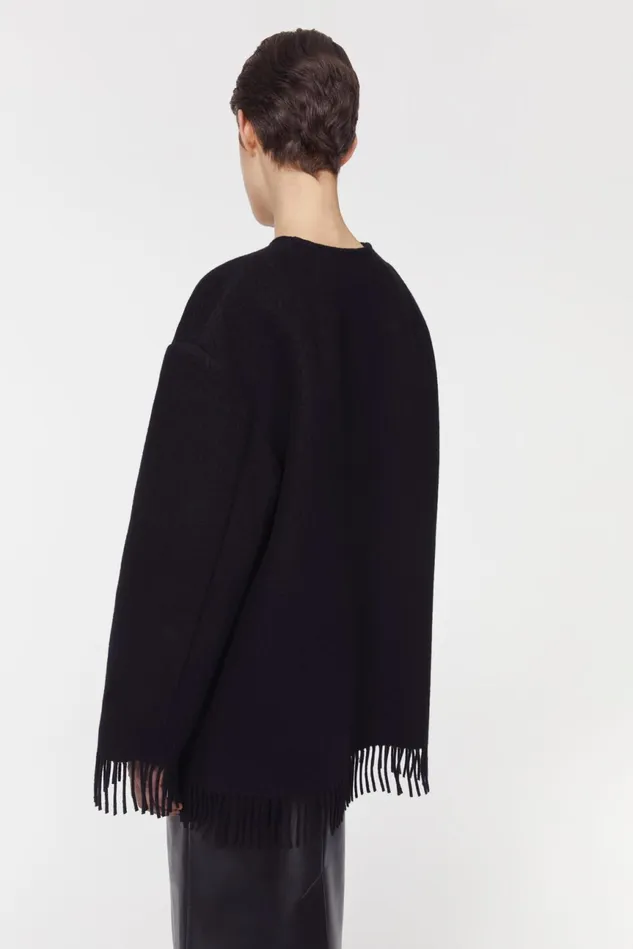 Agnes Wool Jacket Black Women Rodebjer Outerwear