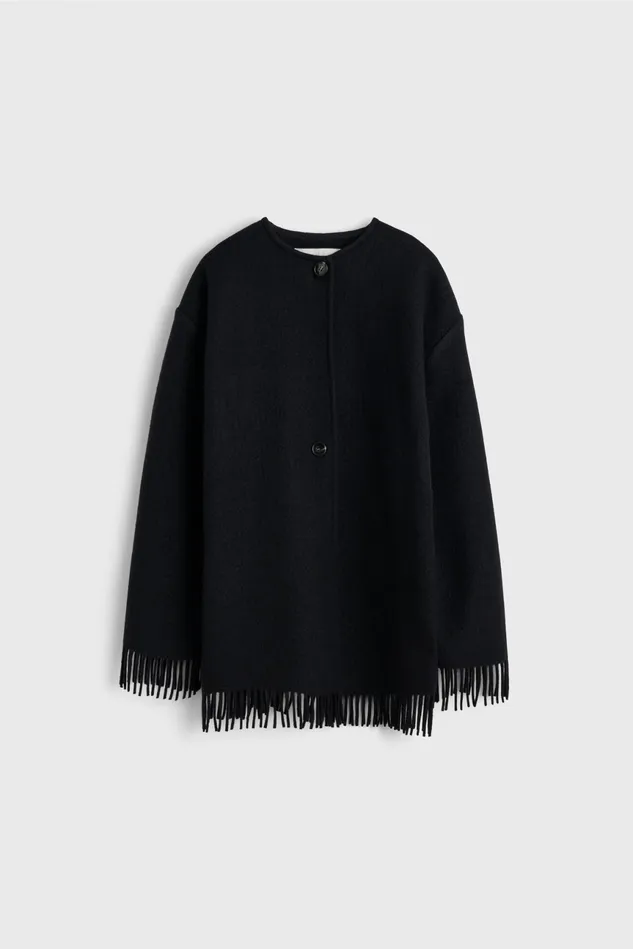Agnes Wool Jacket Black Women Rodebjer Outerwear