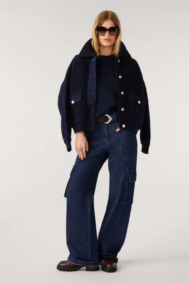 AuzyWideLeg Jeans Clothing Baandsh Pants and Jeans