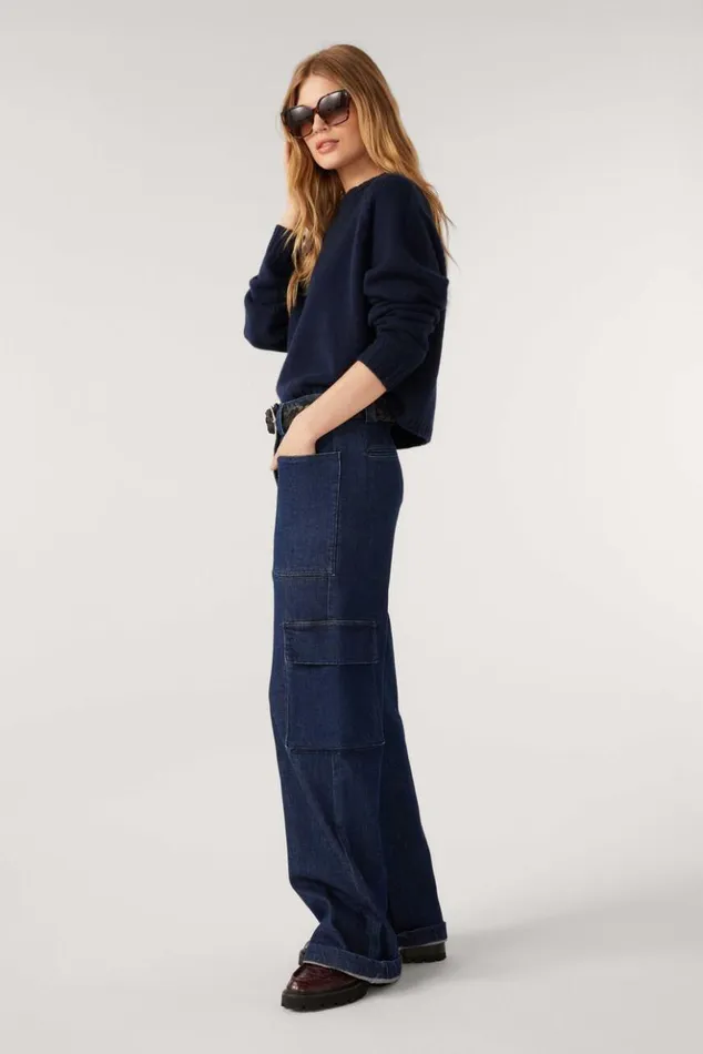 AuzyWideLeg Jeans Clothing Baandsh Pants and Jeans
