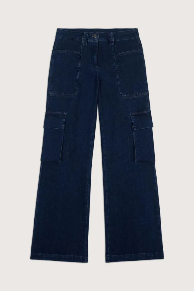 AuzyWideLeg Jeans Clothing Baandsh Pants and Jeans