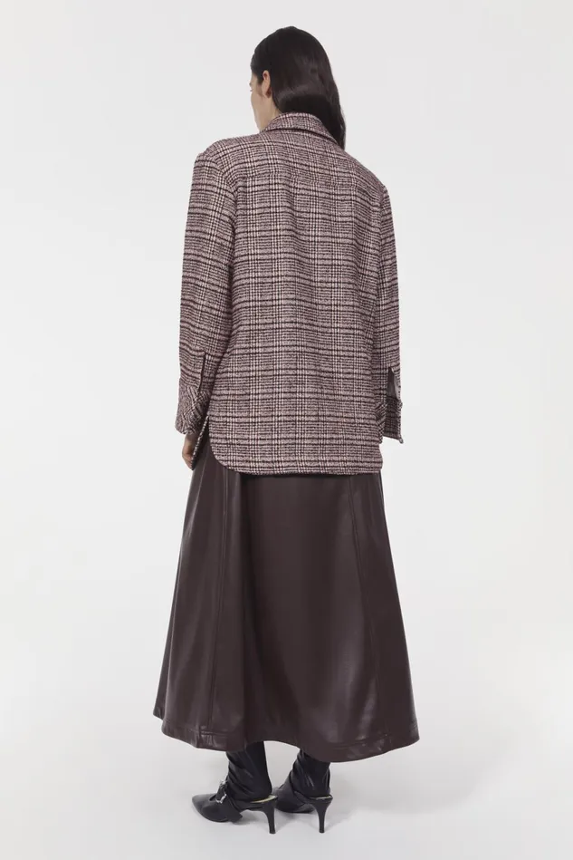 Avril Boucle Check Blazer Rosa Women Rodebjer Sets and Suits