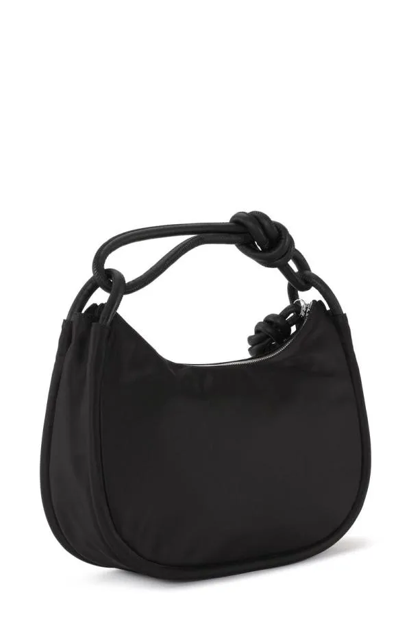 Bags GANNI Shoulder Knot Bag Black Bags GANNI Shoulder Knot Bag Black