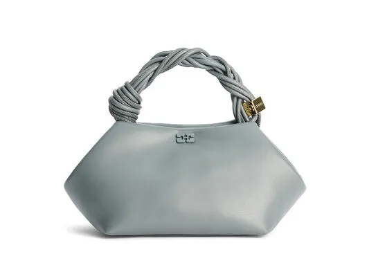 Bags GANNI Top Handle Dark Grey Small Bou Bag Frost Gray