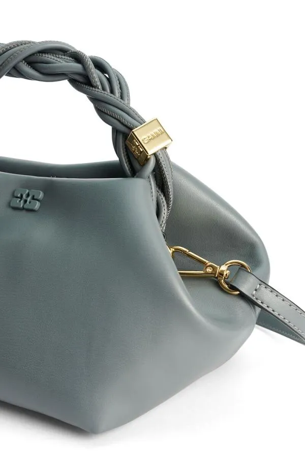 Bags GANNI Top Handle Dark Grey Small Bou Bag Frost Gray