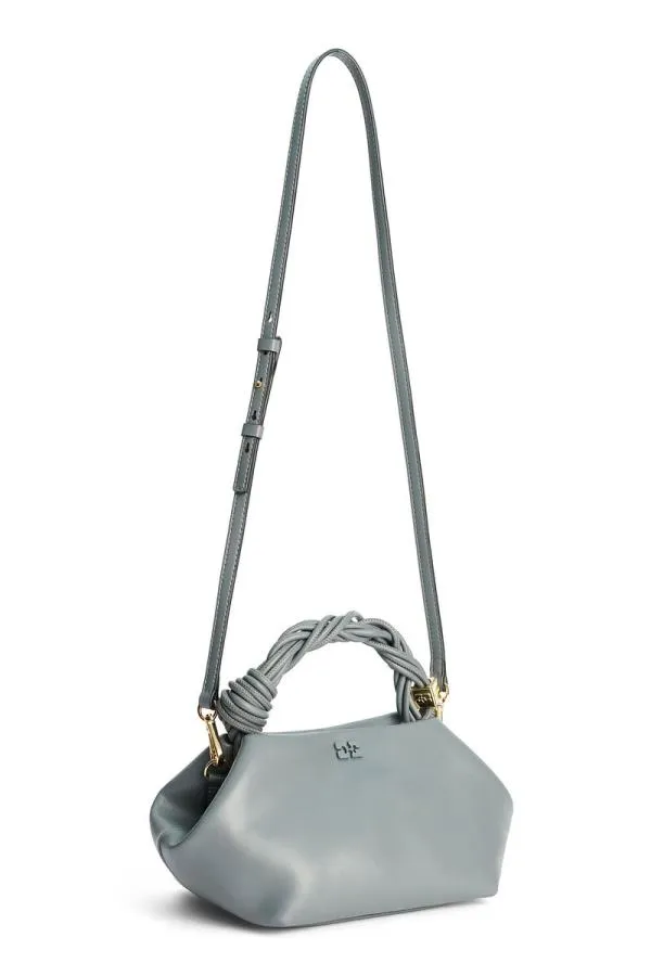 Bags GANNI Top Handle Dark Grey Small Bou Bag Frost Gray