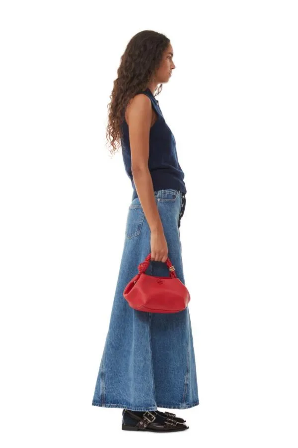 Bags GANNI Top Handle Red Small Bou Bag Fiery Red