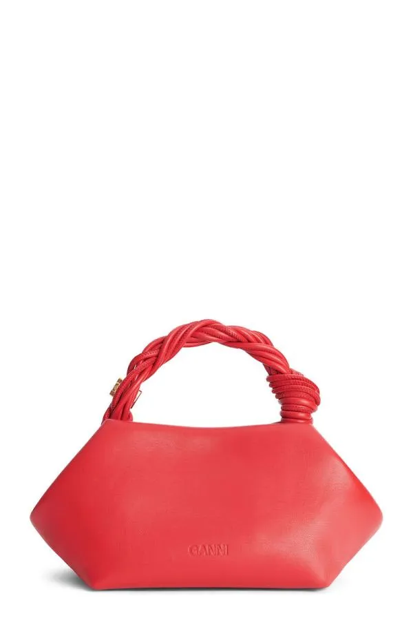Bags GANNI Top Handle Red Small Bou Bag Fiery Red