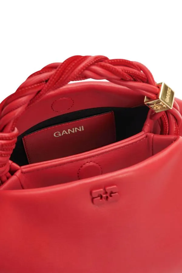 Bags GANNI Top Handle Red Small Bou Bag Fiery Red