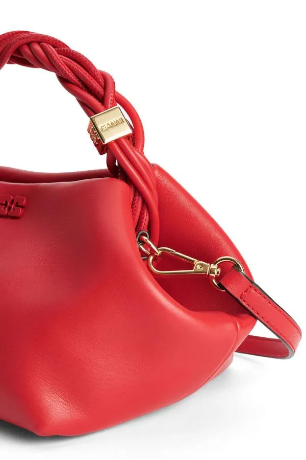 Bags GANNI Top Handle Red Small Bou Bag Fiery Red
