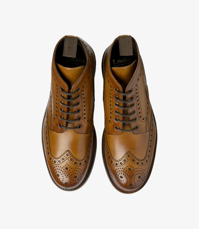Bedale Tan Derby Boots Loake Men Bedale Tan Derby Boots Loake Men