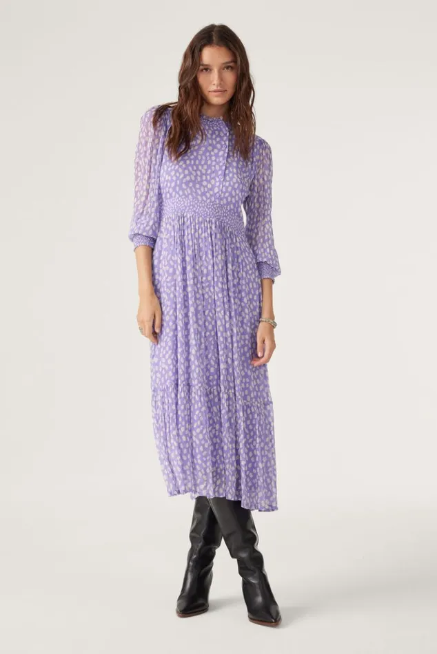 BiancaFlowing Flared Dress Clothing Baandsh Dresses
