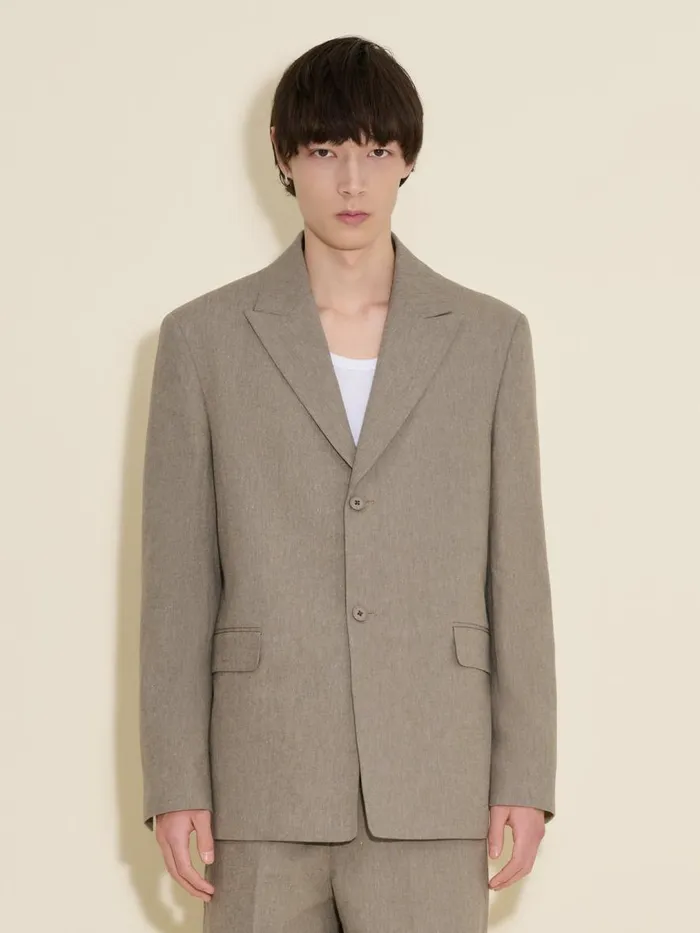 Blazers Men Holzweiler Alex Suit Jacket Taupe