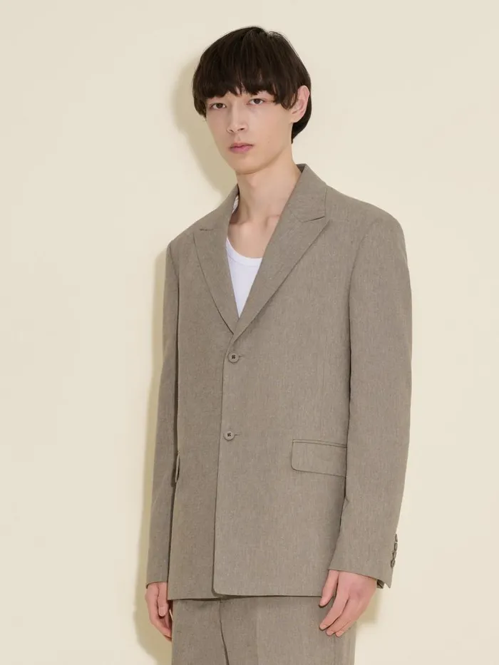 Blazers Men Holzweiler Alex Suit Jacket Taupe