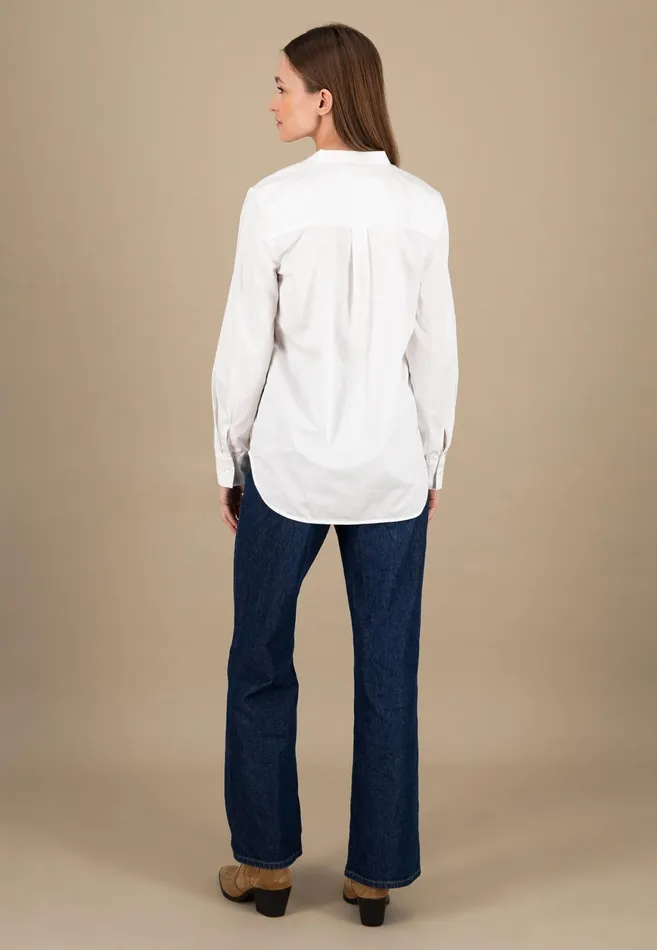 Blouses Women FYNCHHATTON Blouse Made Of Soft Cotton White
