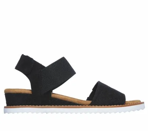 BOBS Desert Kiss Black Women SKECHERS Sandals