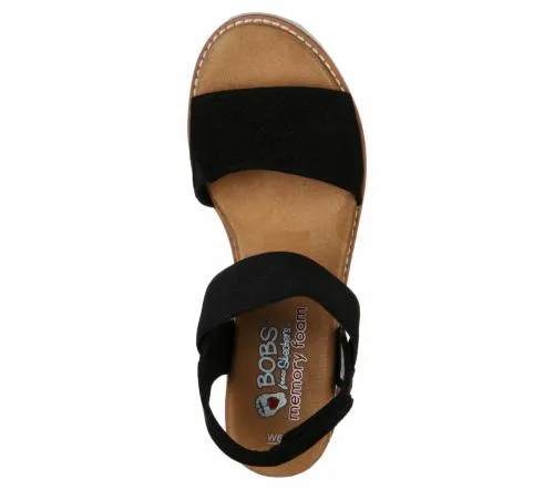 BOBS Desert Kiss Black Women SKECHERS Sandals