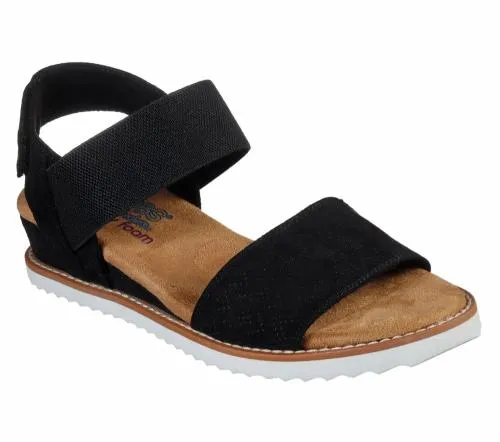 BOBS Desert Kiss Black Women SKECHERS Sandals