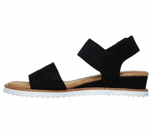 BOBS Desert Kiss Black Women SKECHERS Sandals