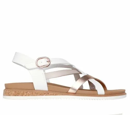 BOBS Desert Kiss Low 8211 Peak Rank White Women SKECHERS Sandals