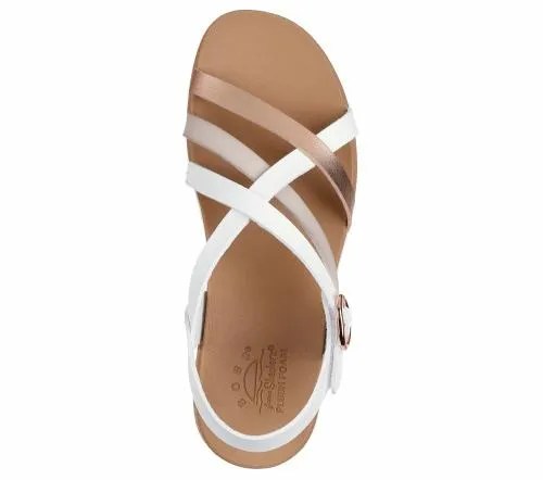 BOBS Desert Kiss Low 8211 Peak Rank White Women SKECHERS Sandals