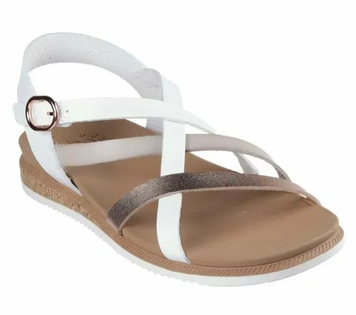 BOBS Desert Kiss Low 8211 Peak Rank White Women SKECHERS Sandals