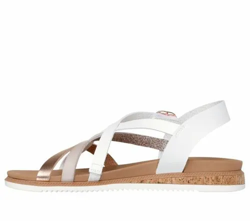 BOBS Desert Kiss Low 8211 Peak Rank White Women SKECHERS Sandals