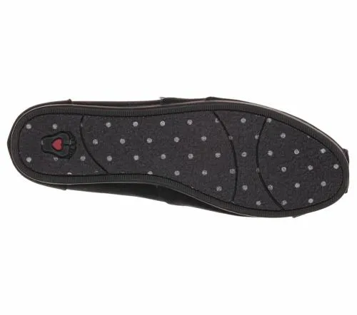 BOBS Plush 8211 Peace And Love Black Women SKECHERS SlipOn