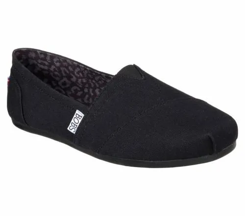 BOBS Plush 8211 Peace And Love Black Women SKECHERS SlipOn