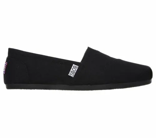 BOBS Plush 8211 Peace And Love Black Women SKECHERS SlipOn