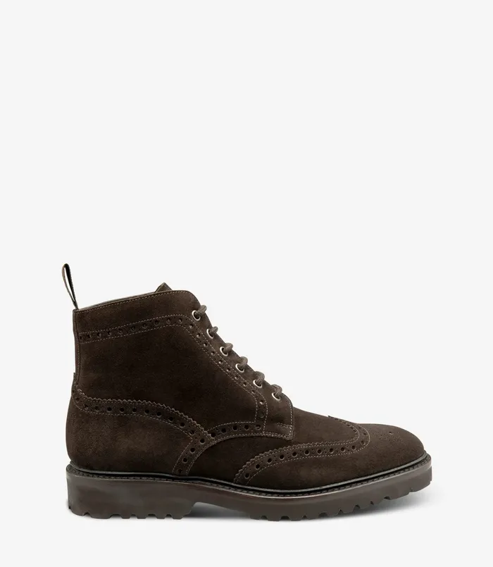 Boots Loake Men Pegasus Dark Brown Suede