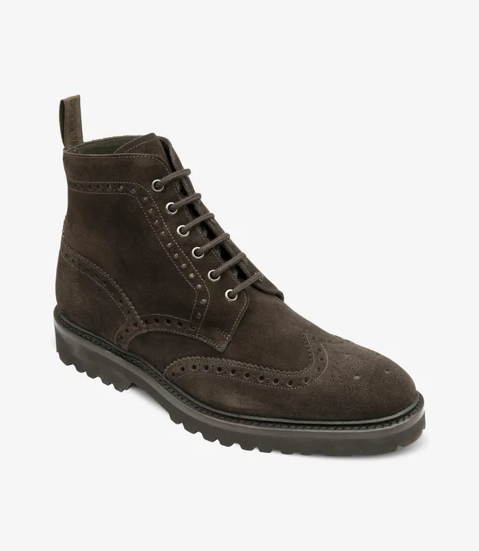 Boots Loake Men Pegasus Dark Brown Suede Boots Loake Men Pegasus Dark Brown Suede