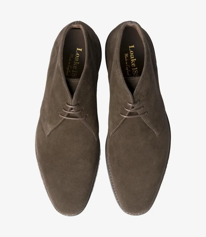 Boots Men Loake Pimlico Dark Brown Suede Boots Men Loake Pimlico Dark Brown Suede